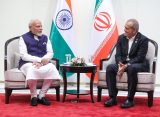PM Modi met Iranian President Pezeshkian in Bishkek.